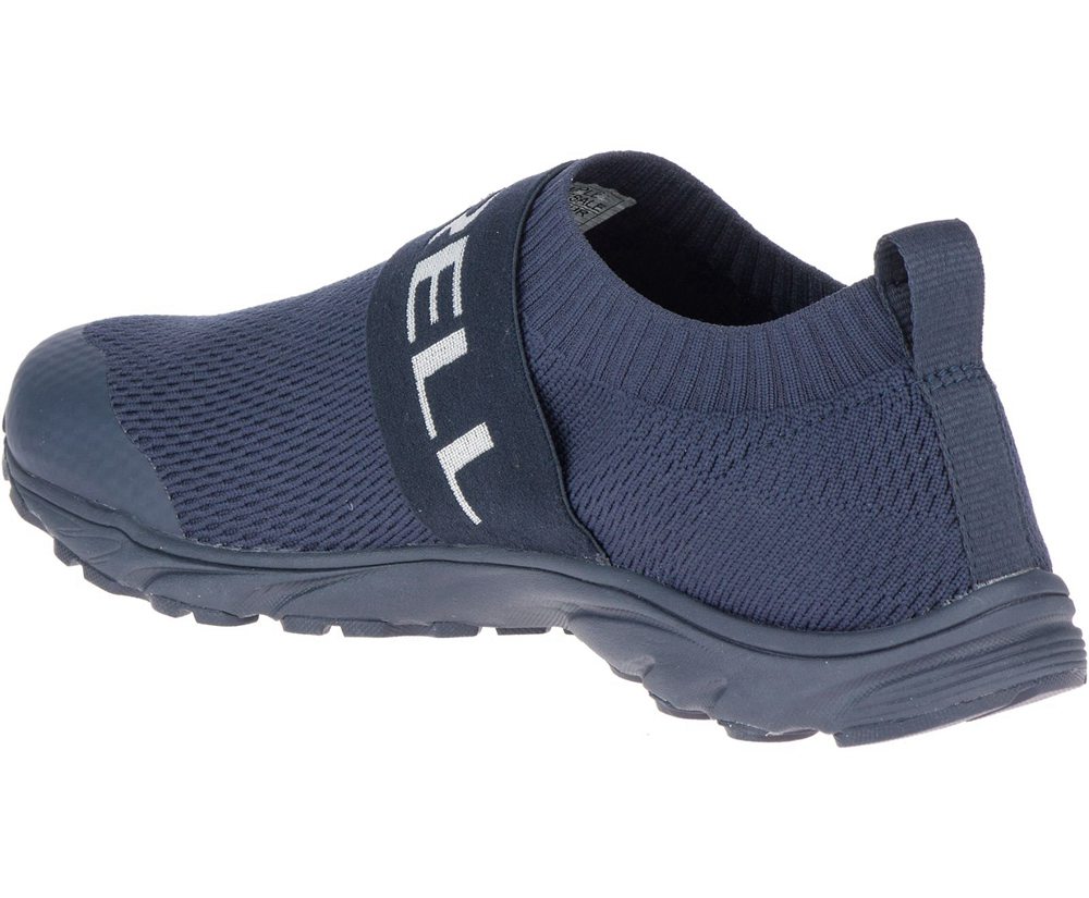 Zapatos De Seguridad Hombre - Merrell Tirana Laceless - Azul Marino - CYWO-85761